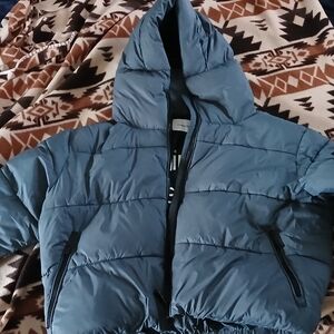 Calvin Klein Blue Puffer Jacket